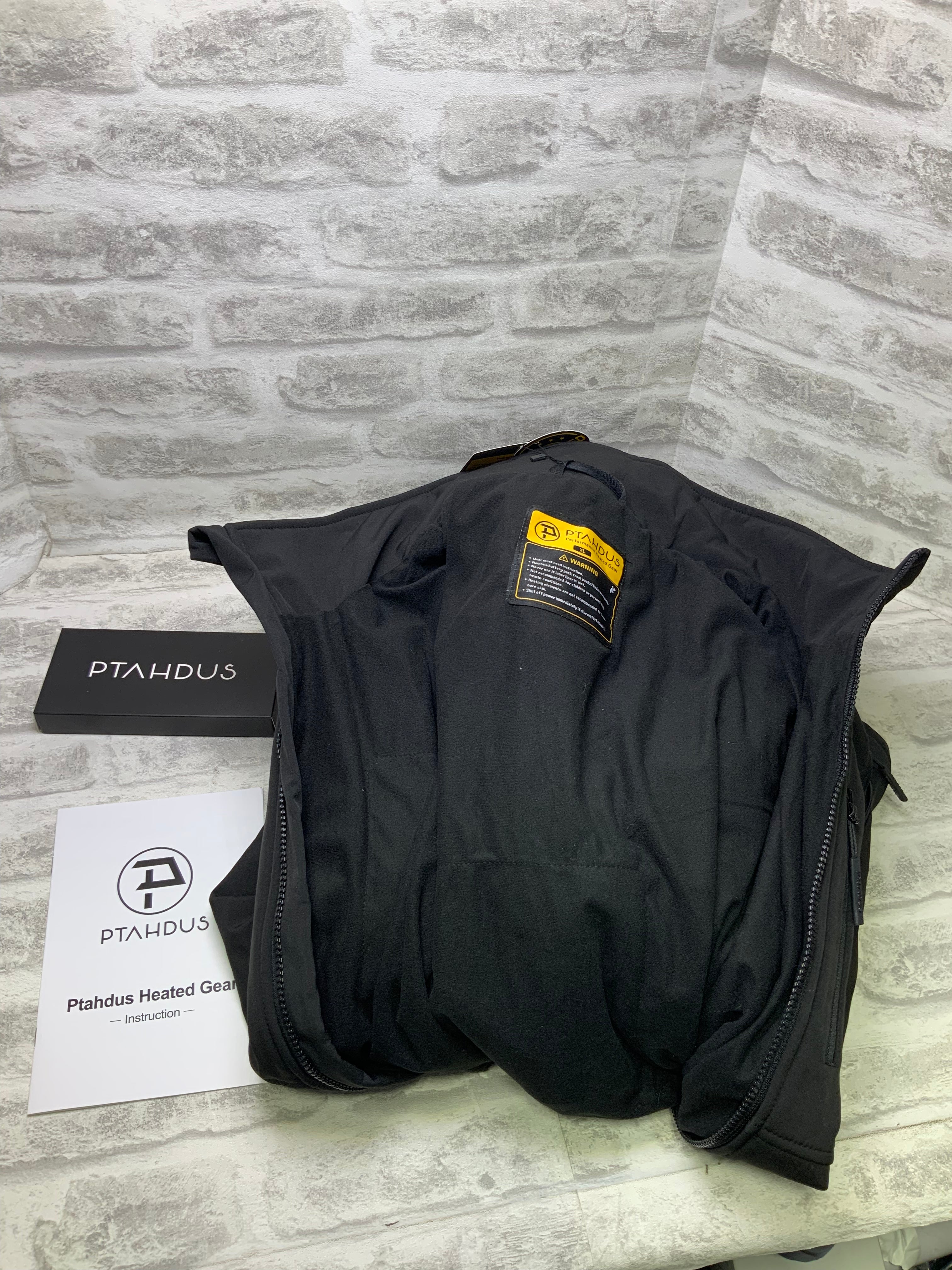Ptahdus Men's Heated Jacket Soft Shell with Hand Warmer, with 7.4V Battery Pack- X-Large (7615196365038)
